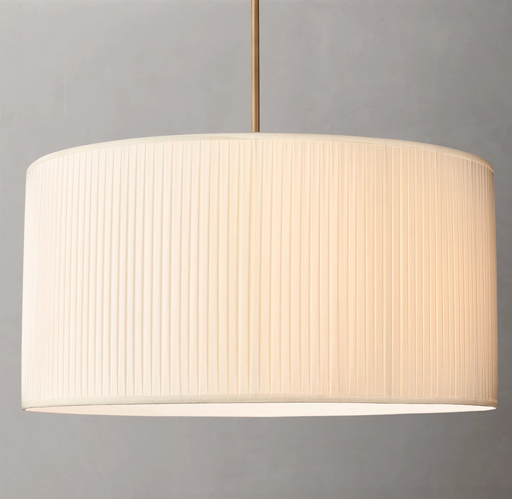 Reeva Pleated Drum Pendant