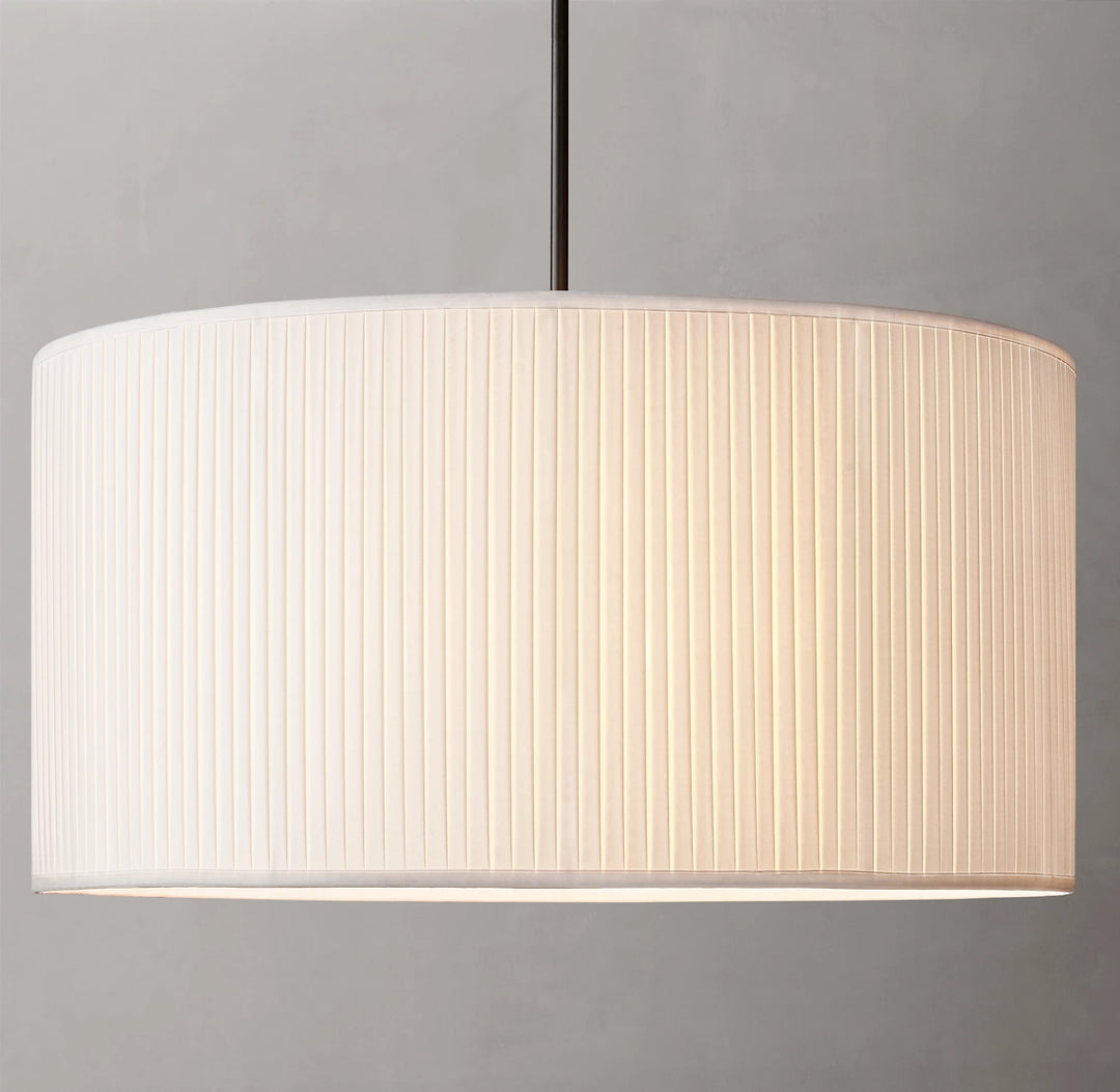 Reeva Pleated Drum Pendant