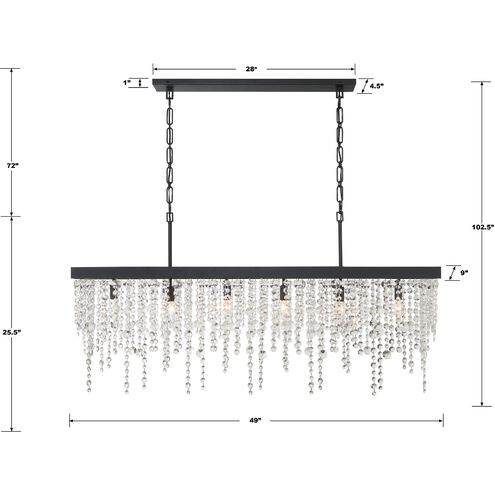 Willham Linear 6 Light Chandelier