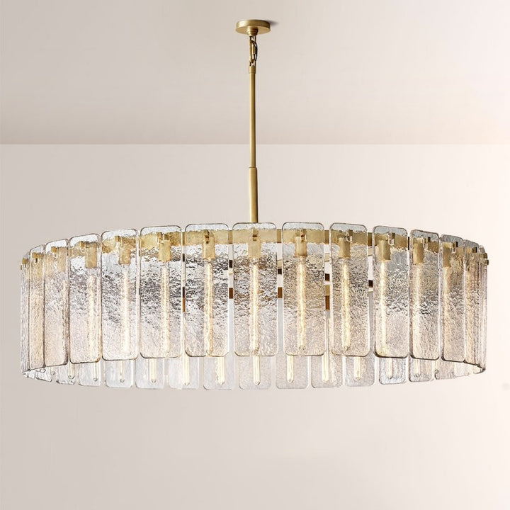 Belamette Glass Round Chandelier 60"D