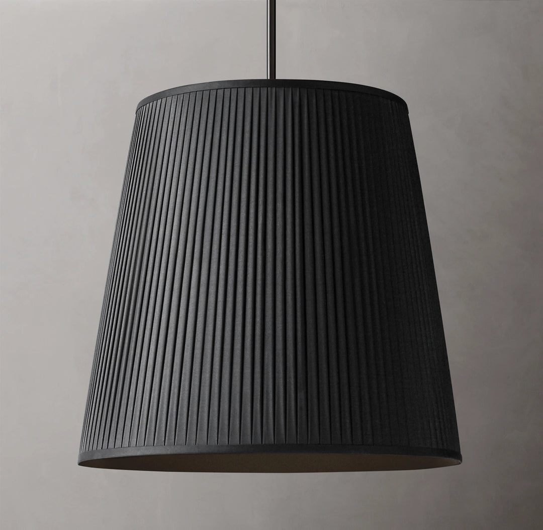 Reeva Pleated Barrel Pendant