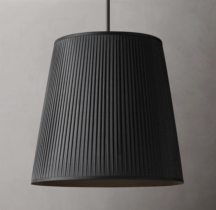 Reeva Pleated Barrel Pendant