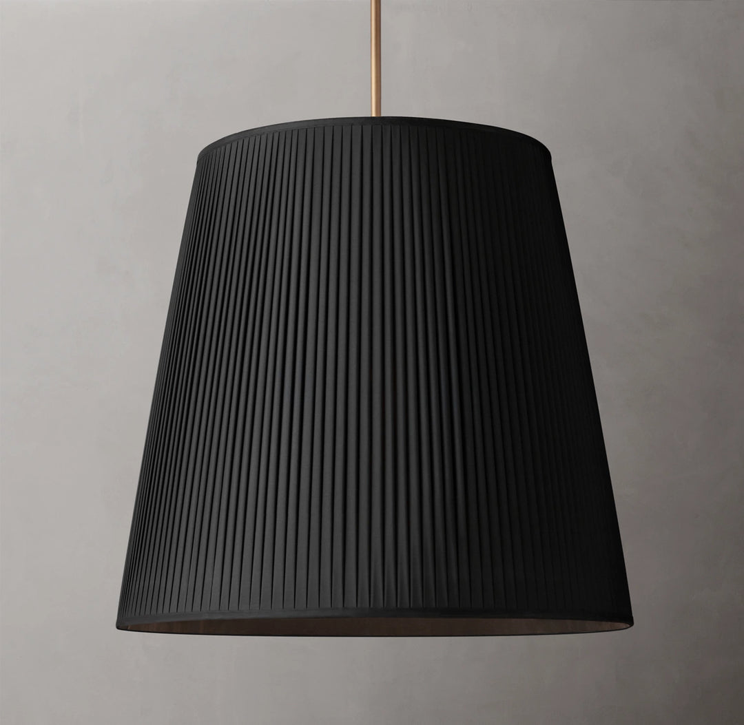 Reeva Pleated Barrel Pendant