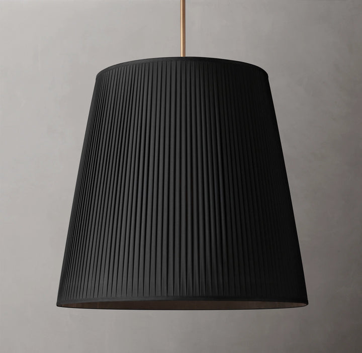 Reeva Pleated Barrel Pendant