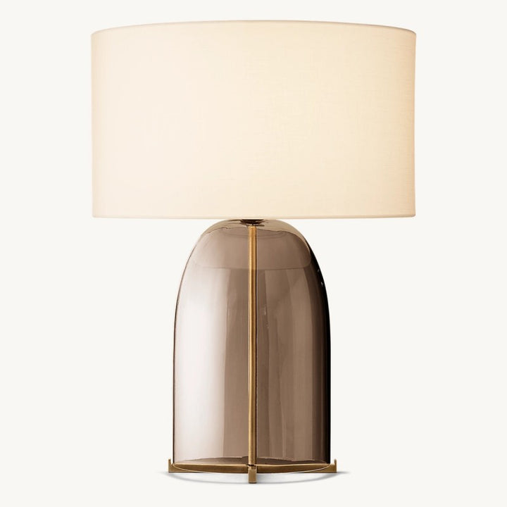 Bloom Amber Glass Table Lamp