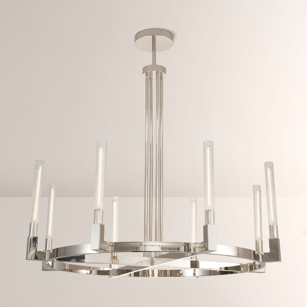 Cannel Round Chandelier 48''