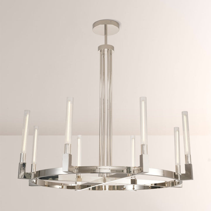 Cannel Round Chandelier 48''