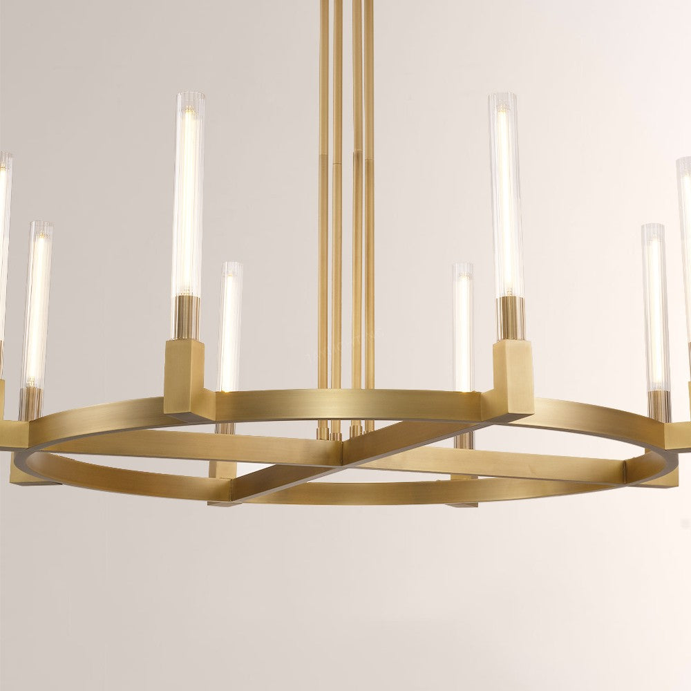 Cannel Round Chandelier 48''
