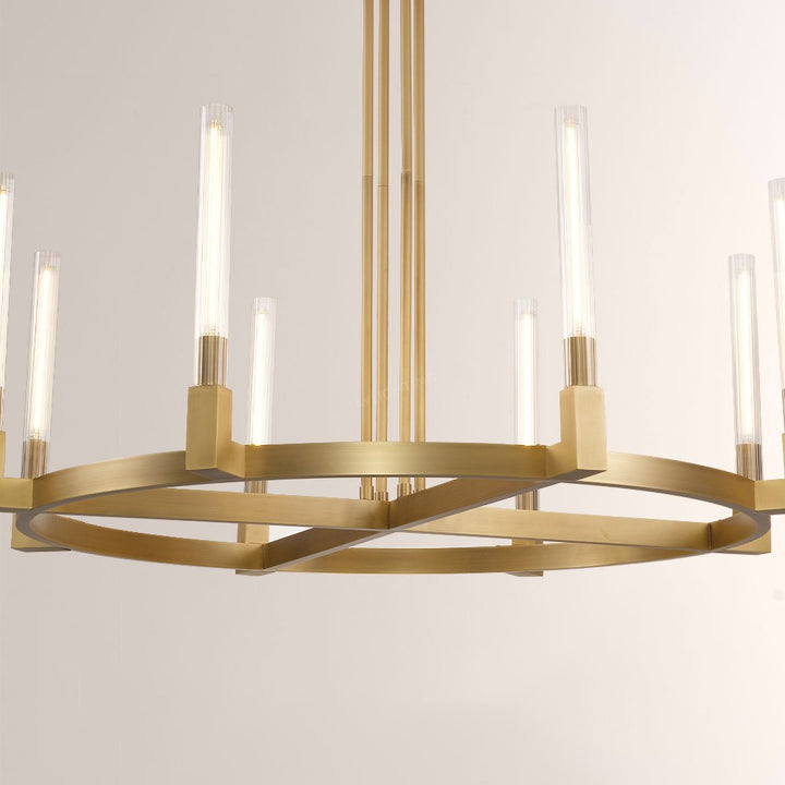 Cannel Round Chandelier 48''