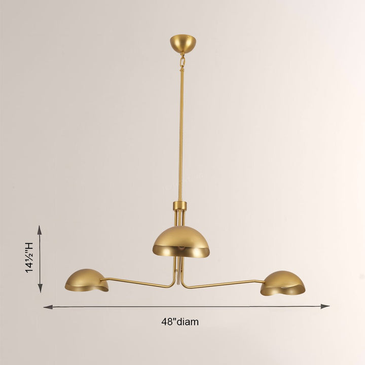 Converra Round Chandelier 48"D