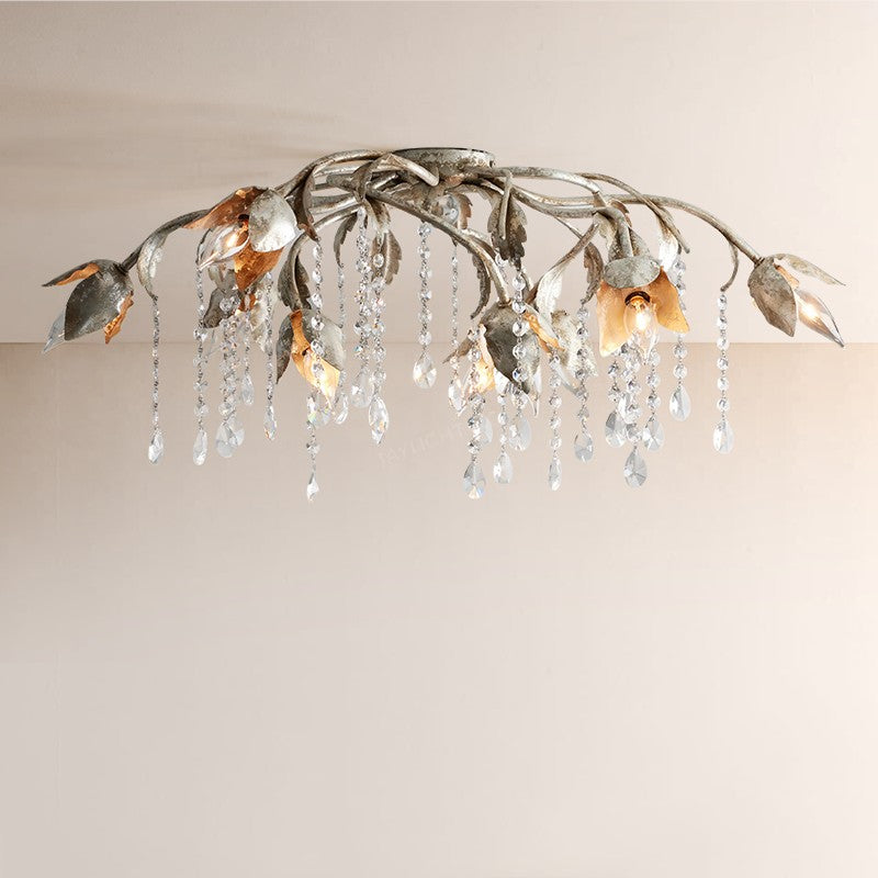 Kaile Crystal Flushmount Ceiling Light 23''D-32‘’D