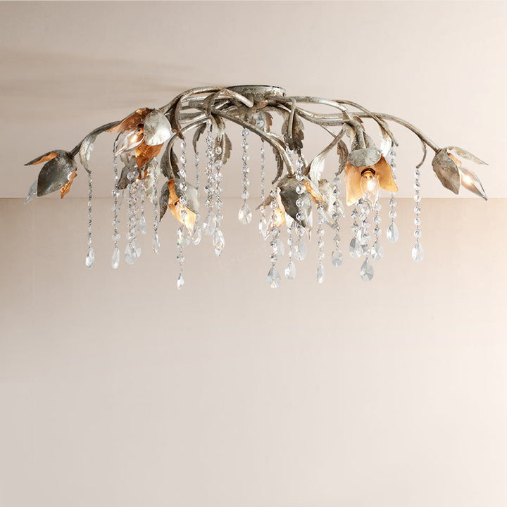 Kaile Crystal Flushmount Ceiling Light 23''D-32‘’D