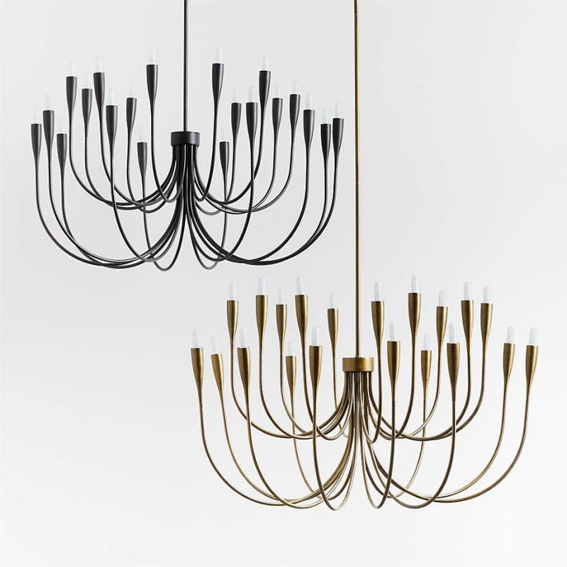 Curve Candelabra Chandelier