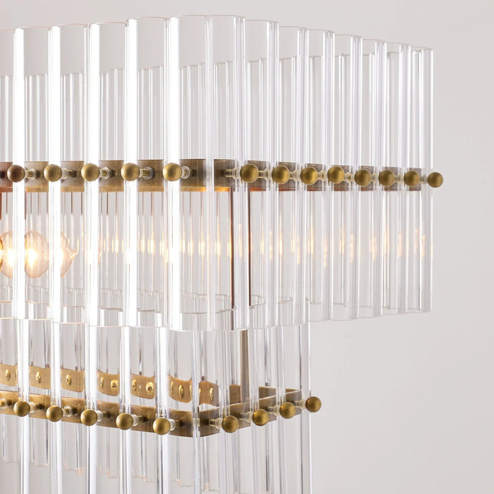 Miky Crystal Linear Chandelier