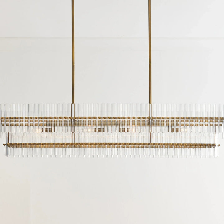 Miky Crystal Linear Chandelier