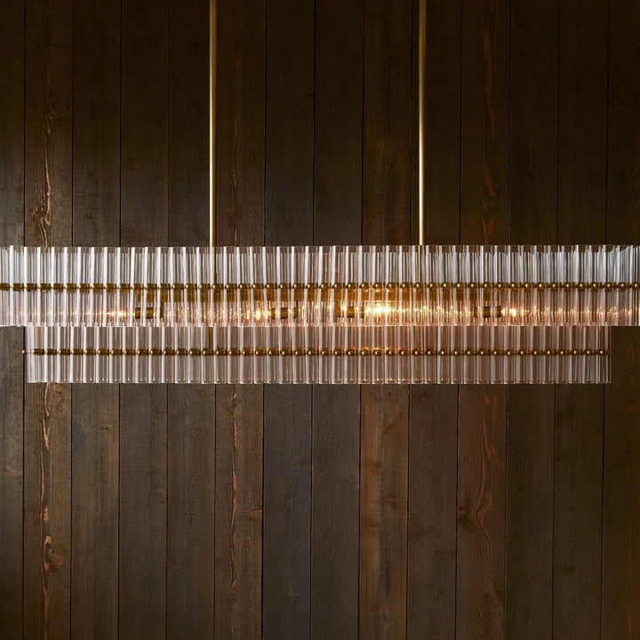 Miky Crystal Linear Chandelier