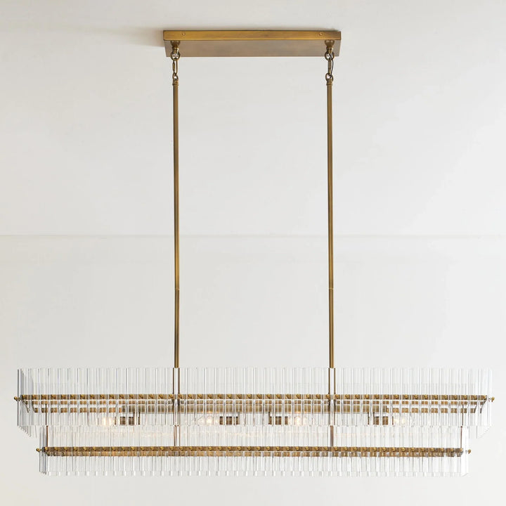 Miky Crystal Linear Chandelier