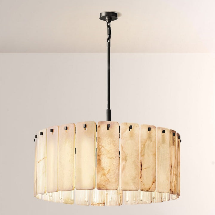 Belamette Onyx Round Chandelier 36"D