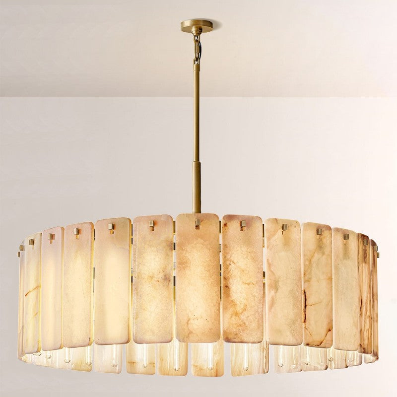 Belamette Onyx Round Chandelier 48"D