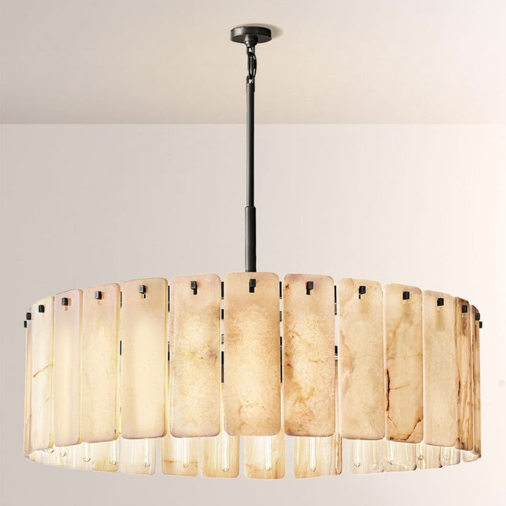Belamette Onyx Round Chandelier 48"D