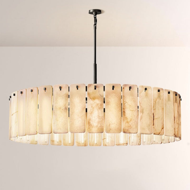 Belamette Onyx Round Chandelier60"D
