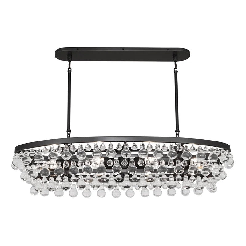 Abee Waterdrop Oval Chandelier 43"