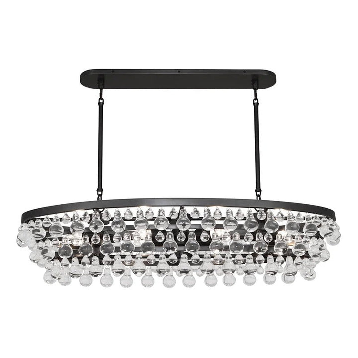 Abee Waterdrop Oval Chandelier 43"