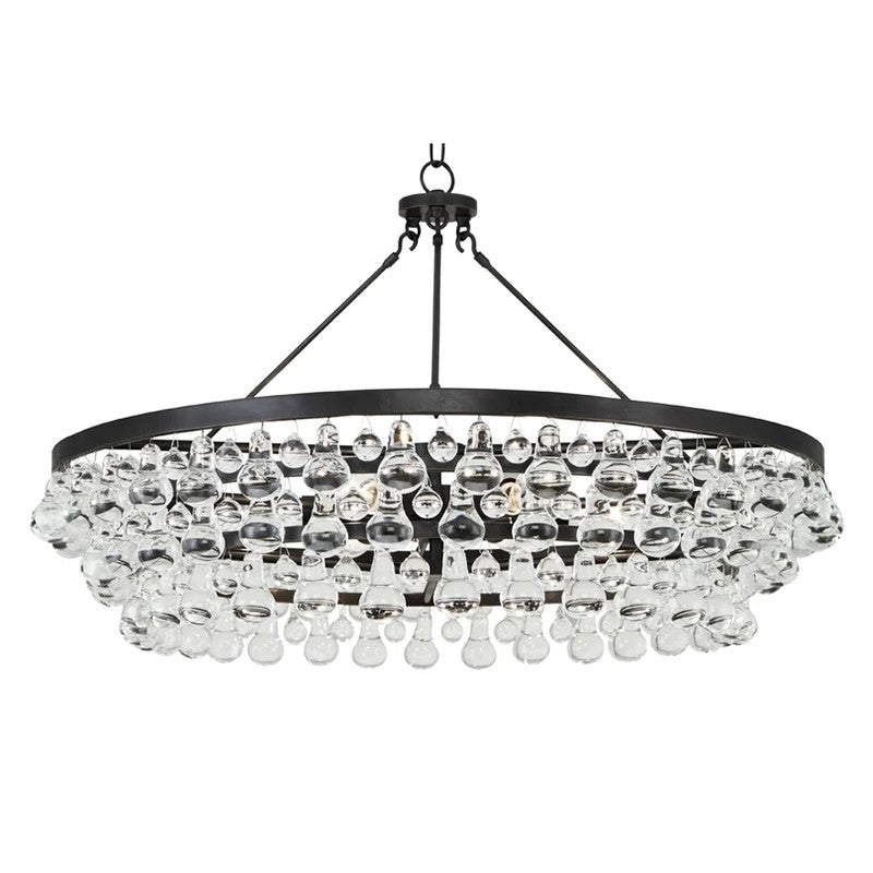 Abee Waterdrop Round Chandelier 35"