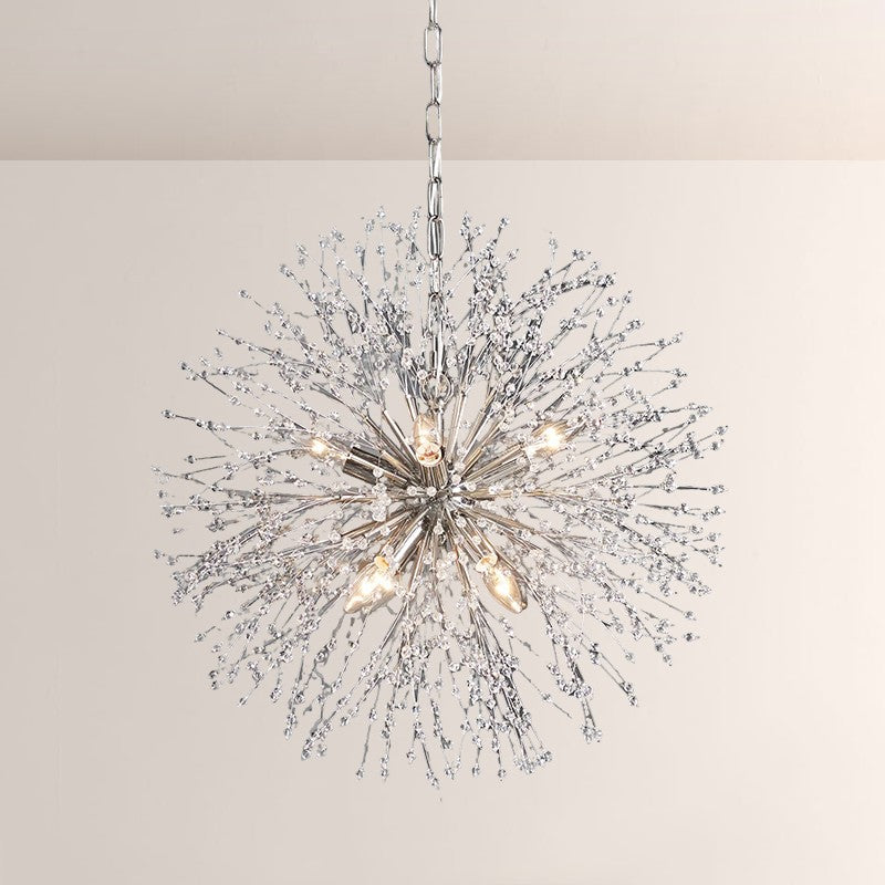Sunpetal Round Chandelier 22"D