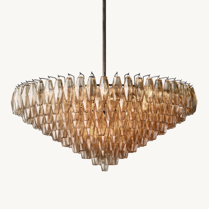 Tara Round Tiered Chandelier 47''D