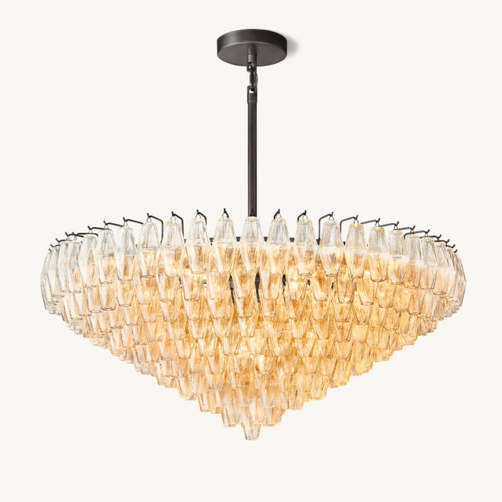 Tara Round Tiered Chandelier 47''D