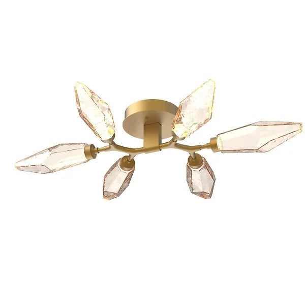 Rock Crystal Ceiling Light 36''