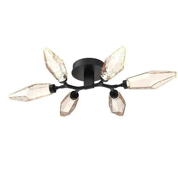 Rock Crystal Ceiling Light 36''