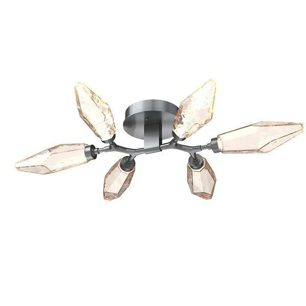 Rock Crystal Ceiling Light 36''