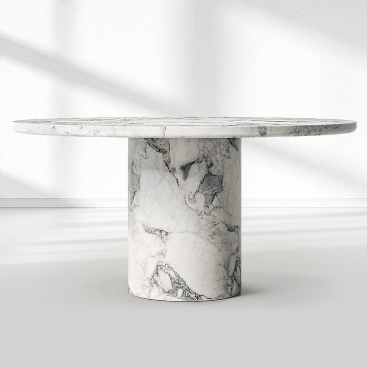 Vitano Carved Round Dining Table 48“D