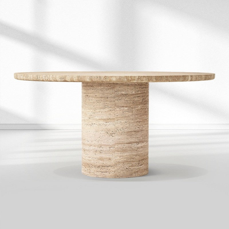 Vitano Carved Round Dining Table 48“D