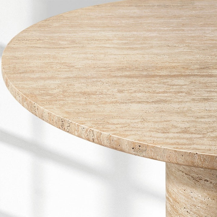 Vitano Carved Round Dining Table 48“D