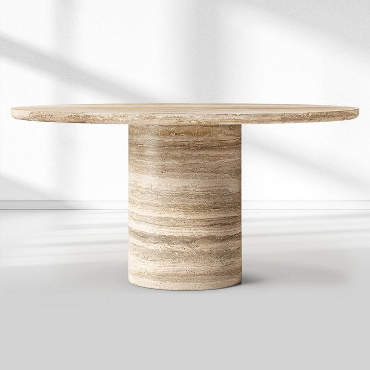 Vitano Carved Round Dining Table 48“D