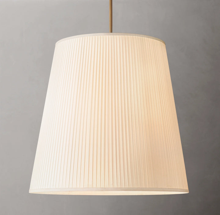 Reeva Pleated Barrel Pendant