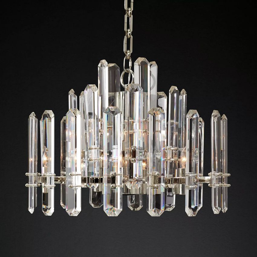 Downton Round Chandelier 24"