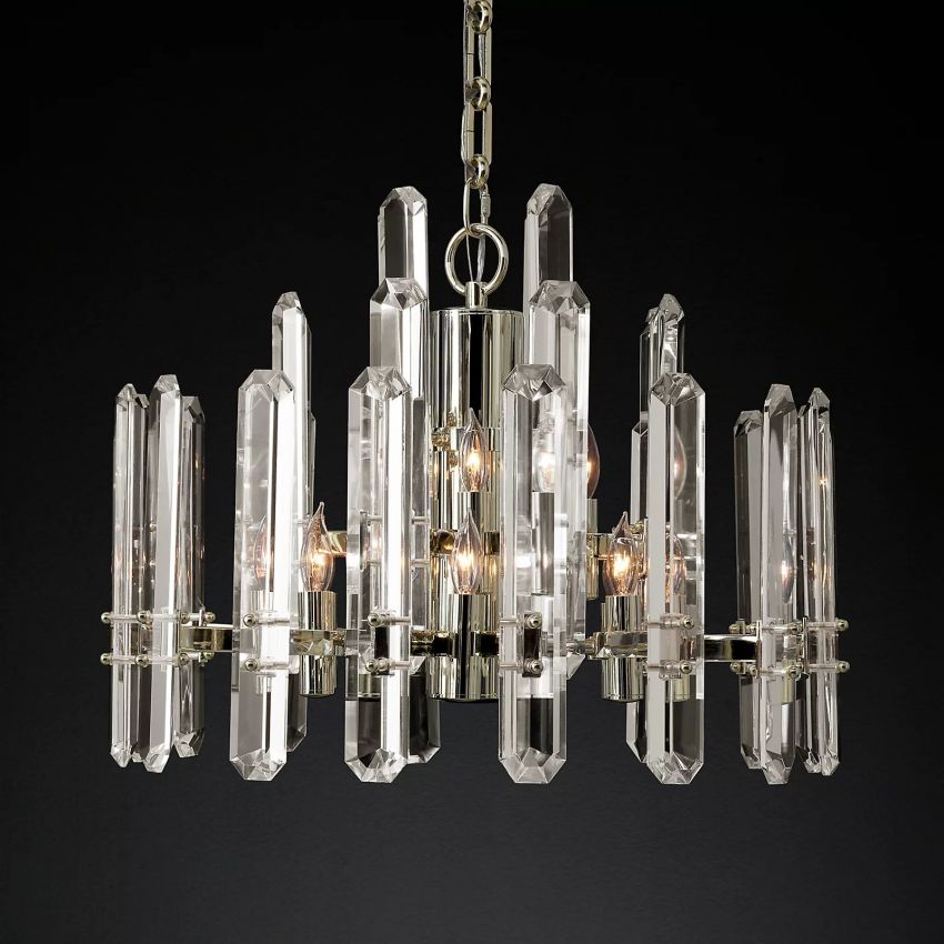 Downton Round Chandelier 24"