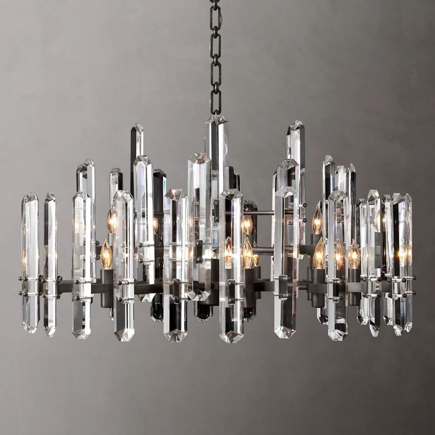 Downton Round Chandelier 36"