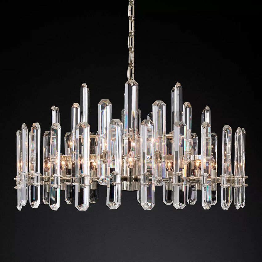 Downton Round Chandelier 36"