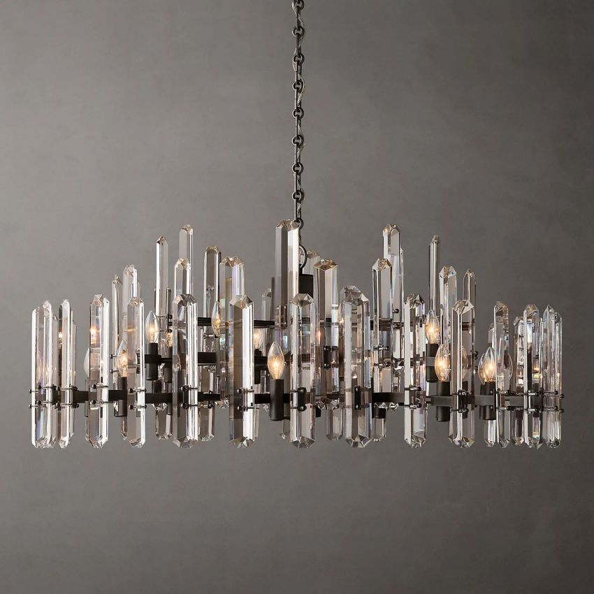 Downton Round Chandelier 48"