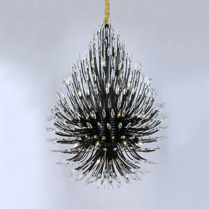 Lily Starburst Crystal Sputnik Chandelier 43"W