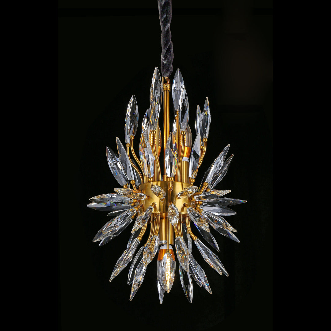 Lily Starburst Crystal Sputnik Chandelier