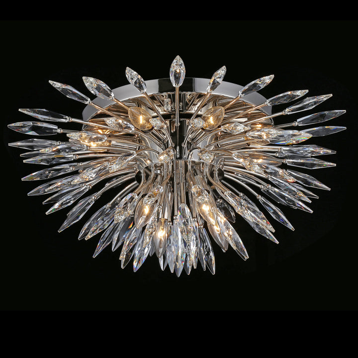 Lily Starburst Crystal Sputnik Flushmount