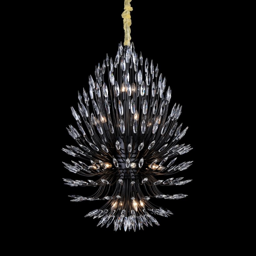 Lily Starburst Crystal Sputnik Chandelier