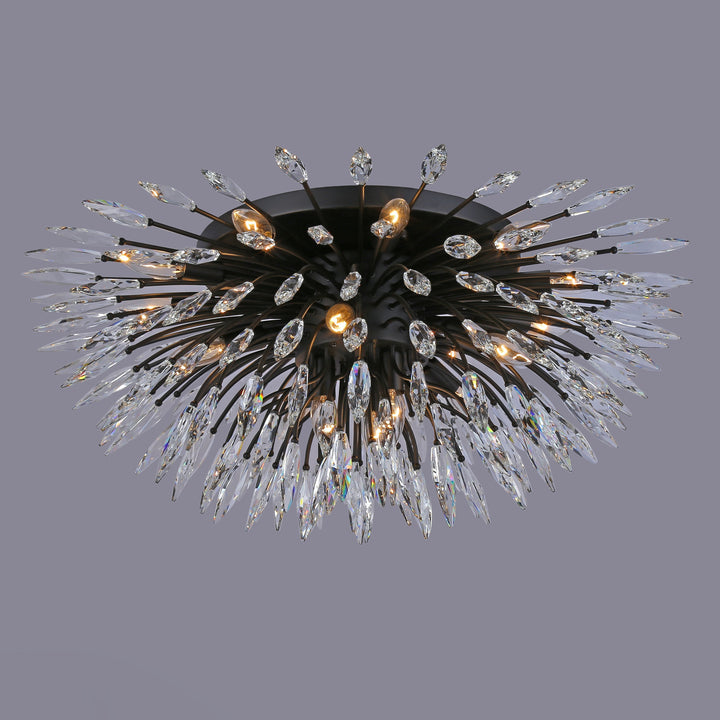 Lily Starburst Crystal Sputnik Flushmount