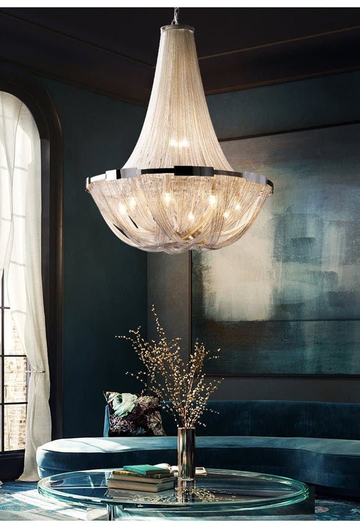 Alisa Plated Luxury Chandelier